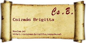 Csizmás Brigitta névjegykártya